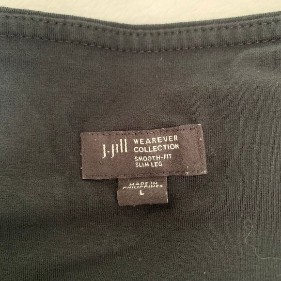 J. Jill black wearever collection smooth fit slim leg stretch casual career pant - Picture 5 of 9
